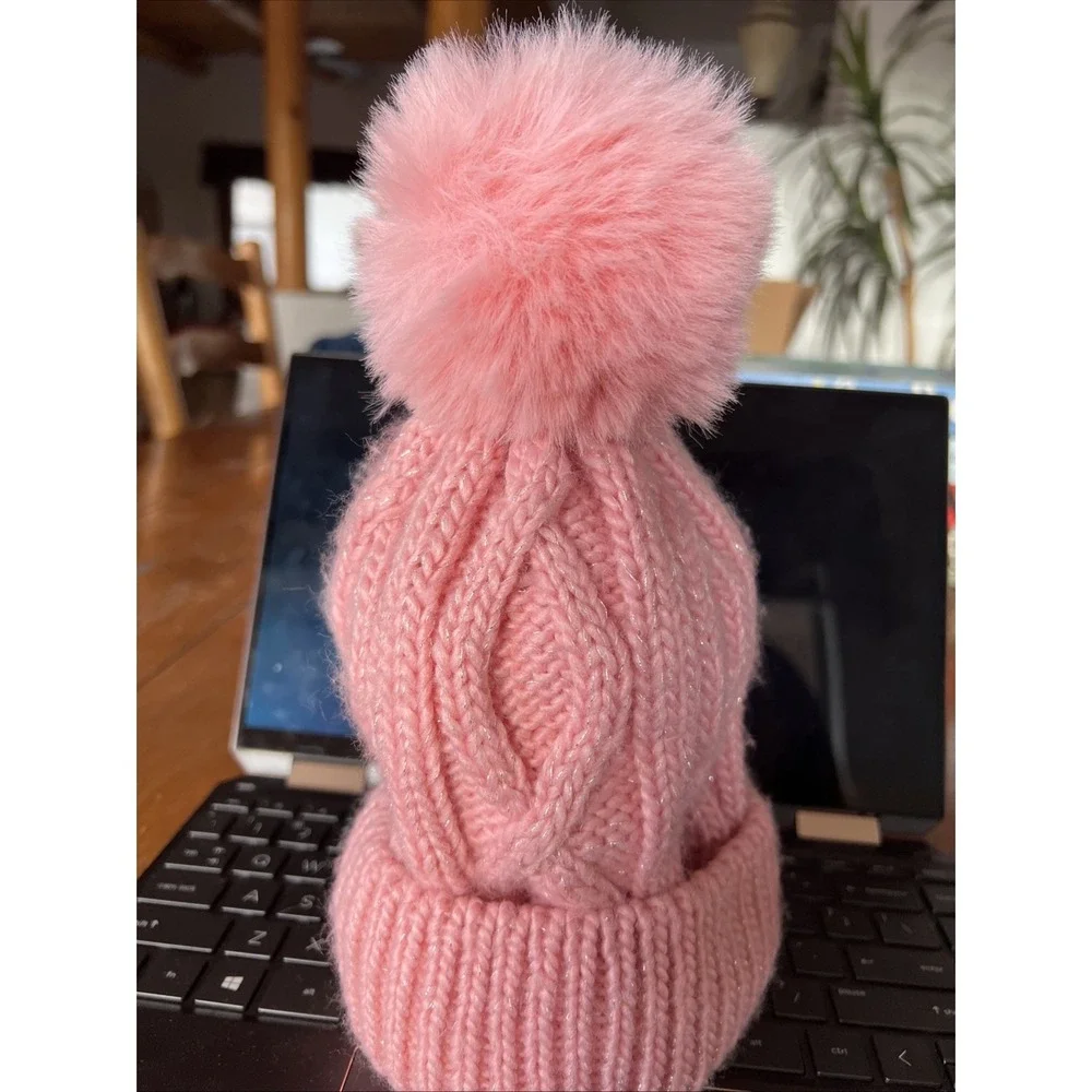 Girls Pink Winter Hat